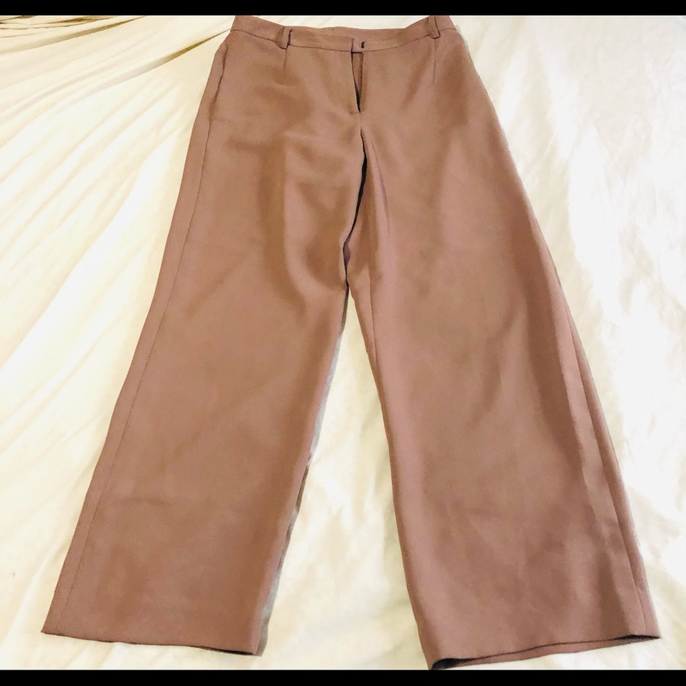 Shortened wide legs pants to fit a 5’3” wide leg